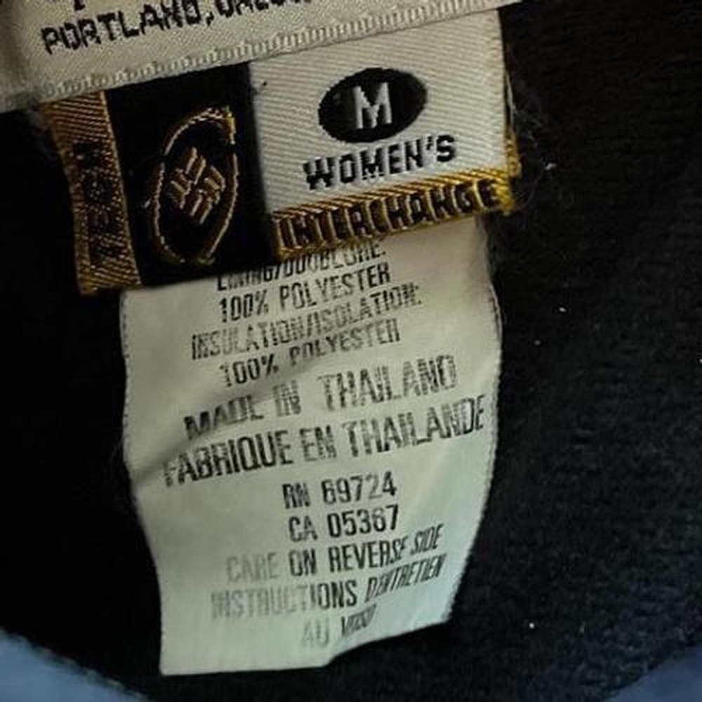 Women's Columbia titanium full zip black jacket warmth gorp M - Picture 4 of 6